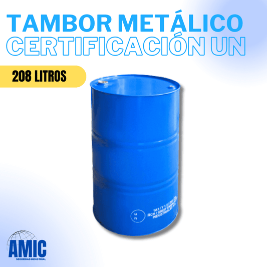Tambor Metálico de 208 litros con Certificación UN
