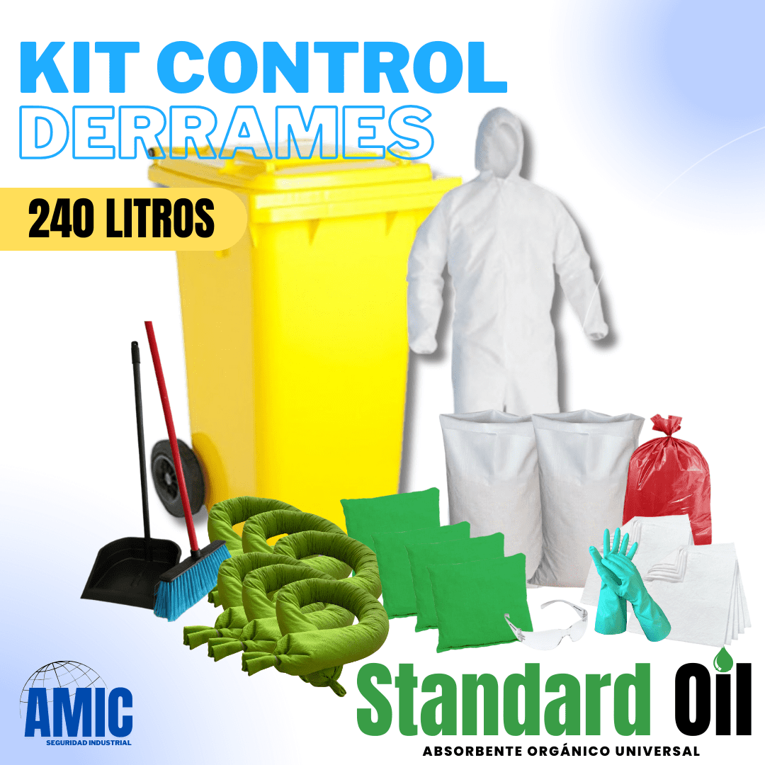 Kit para emergencias DS43 Standard Oil Contenedor 120 Litros