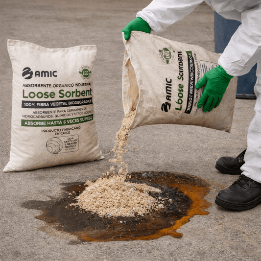 Absorbente Standard Oil Fibra Vegetal - Amic