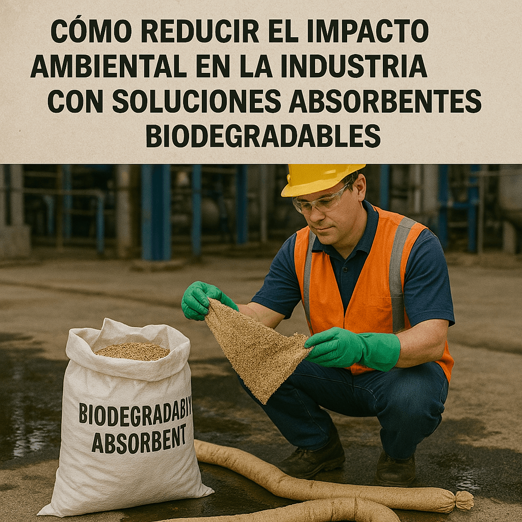 Cómo Reducir el Impacto Ambiental en la Industria con Soluciones Absorbentes Biodegradables