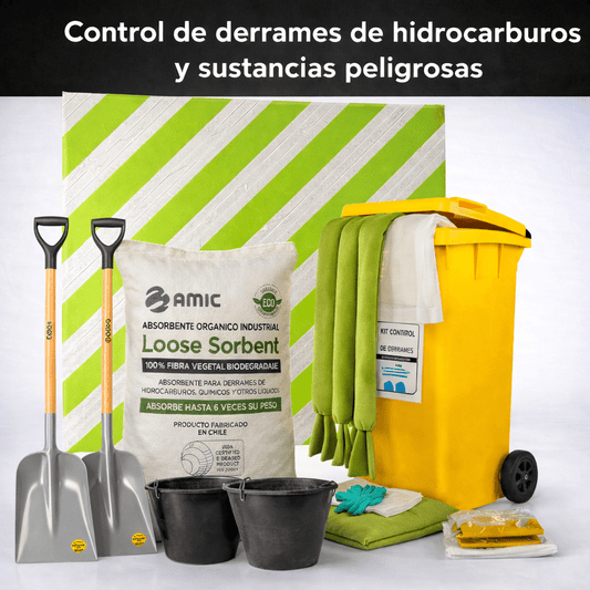 Dónde debe ubicarse un kit antiderrame en una empresa (Guía práctica en Chile) - Amic