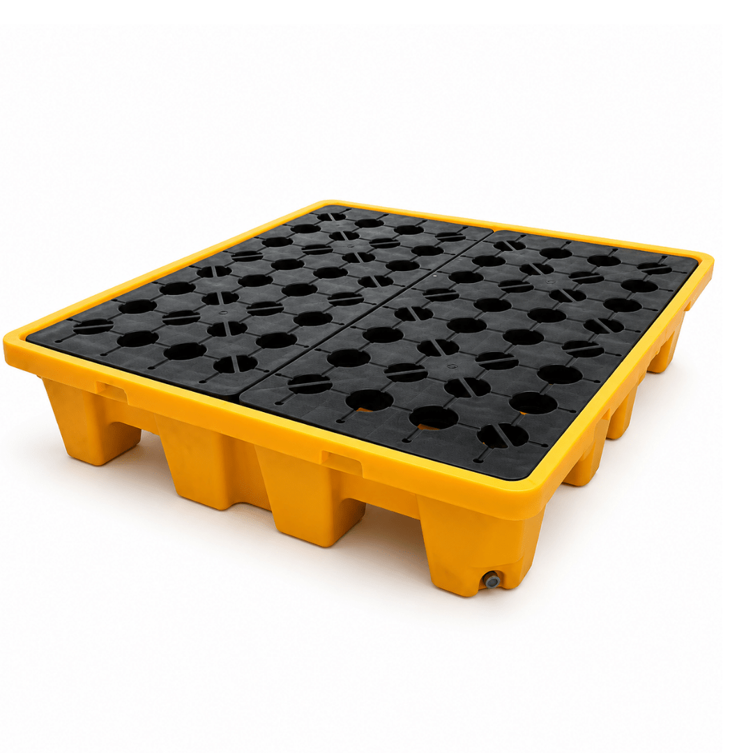 Pallet Antiderrame 4 Tambores Capacidad 250 litros