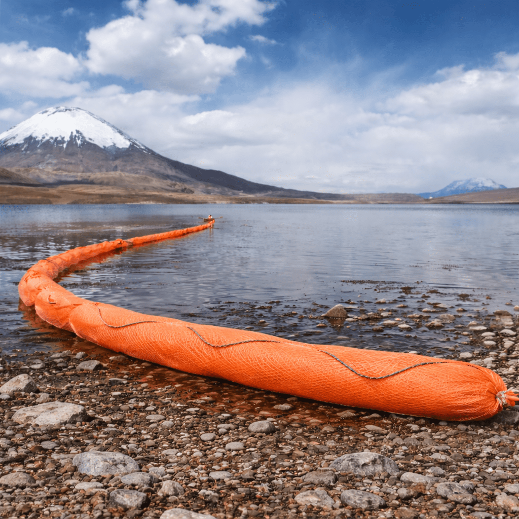 Barrera Absorbente Standard Oil Fibra Vegetal 3.2 Metros Pack (3 unidades) - Amic