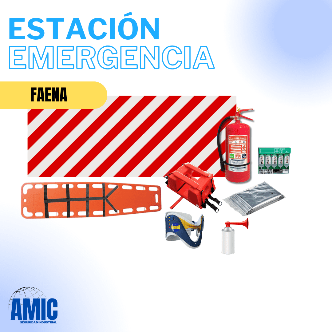 Kit Estación de Emergencia Para Faenas - Amic