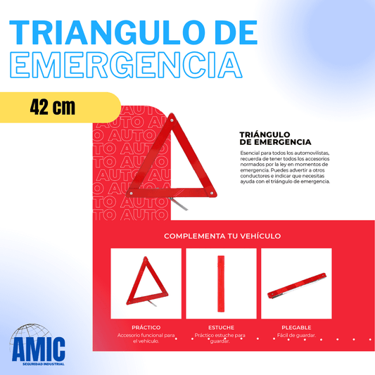 Triangulo Señaletica Emergencia - Amic