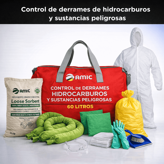 Kit Antiderrame HC DS43 – Bolso 60 Litros - Amic