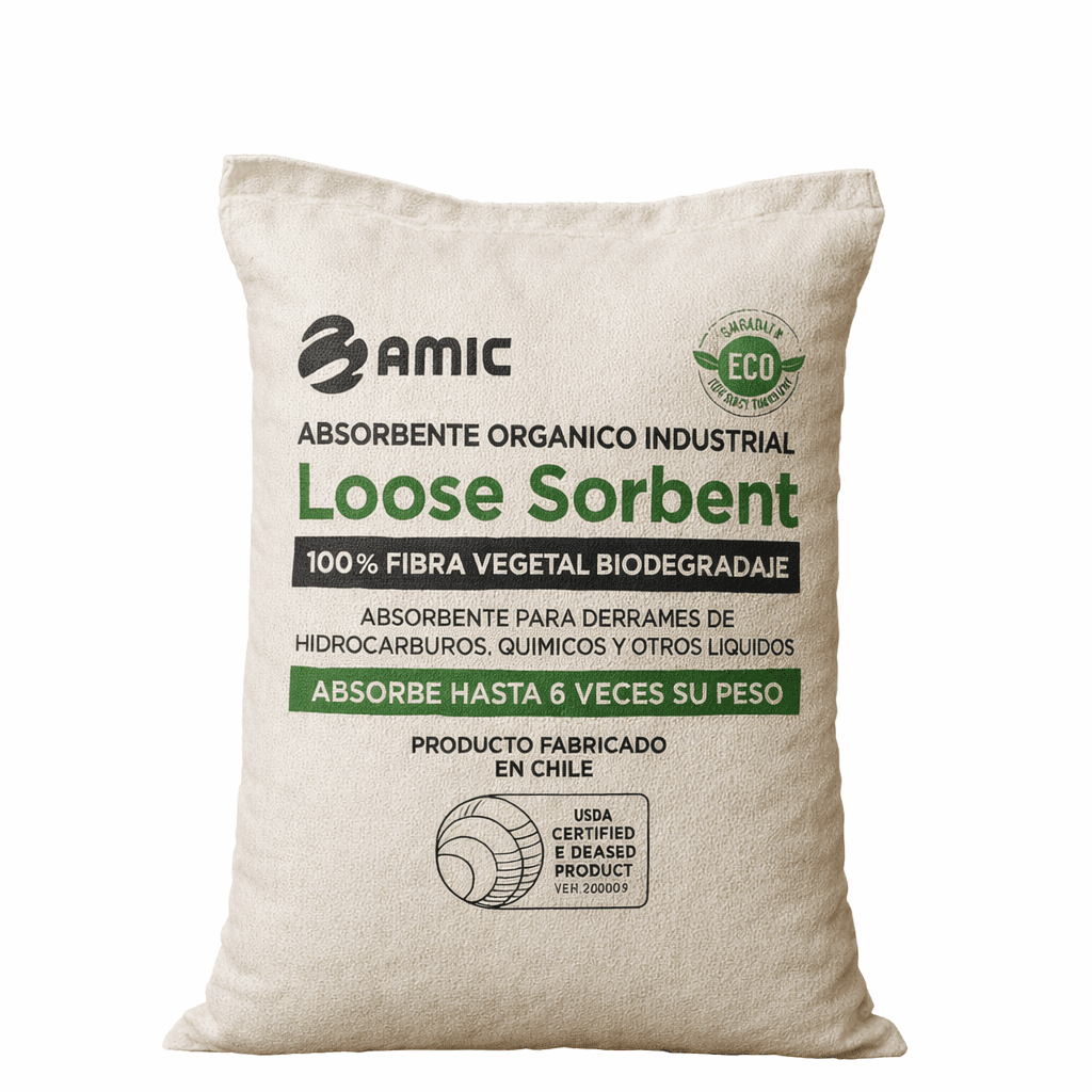 Absorbente Standard Oil Fibra Vegetal - Amic