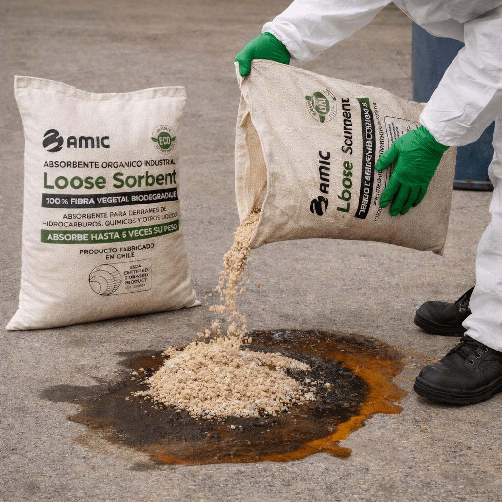 Absorbente Standard Oil Fibra Vegetal - Amic